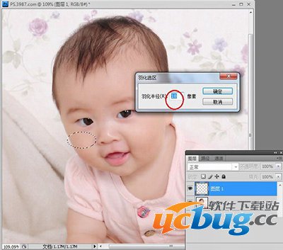 Photoshop图像处理软件PS羽化工具怎么使用