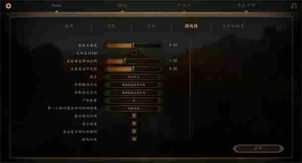 骑马与砍杀2中文版设置选项一览