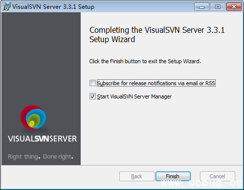 VisualSVN Server和TortoiseSVN(小乌龟) 怎么安装配置