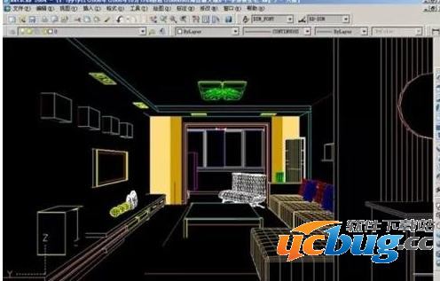 CAD怎么制作室内三维图形