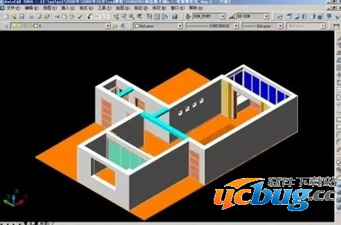 CAD怎么制作室内三维图形