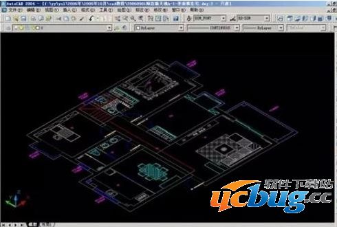 CAD怎么制作室内三维图形