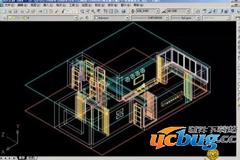 CAD怎么制作室内三维图形