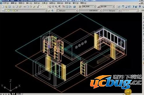 CAD怎么制作室内三维图形