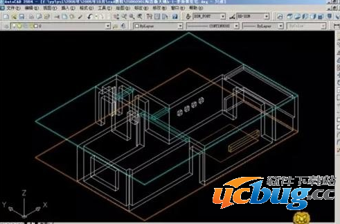CAD怎么制作室内三维图形