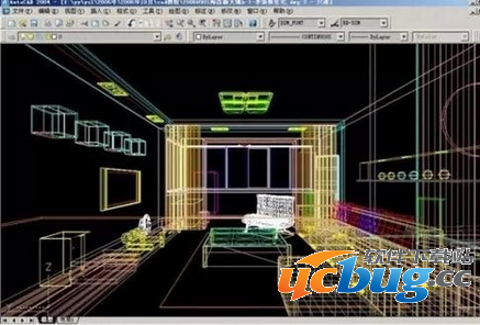 CAD怎么制作室内三维图形