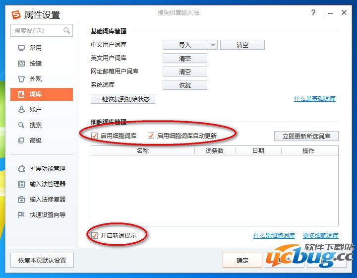 搜狗输入法词库
