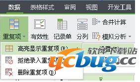 wps数据栏