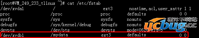 fstab