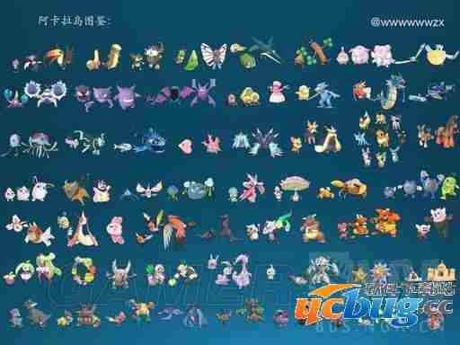 《口袋妖怪日月》全精灵4岛分布图及出现地点